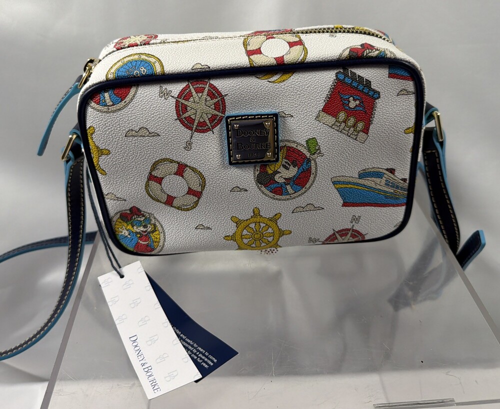 Disney Dooney & Bourke DCL Cruise Line Crossbody Camera Bag NWT! Mickey Minnie